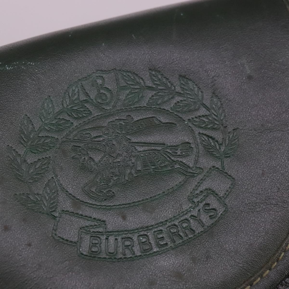Burberry Shoulder Bag Leather Green - 14