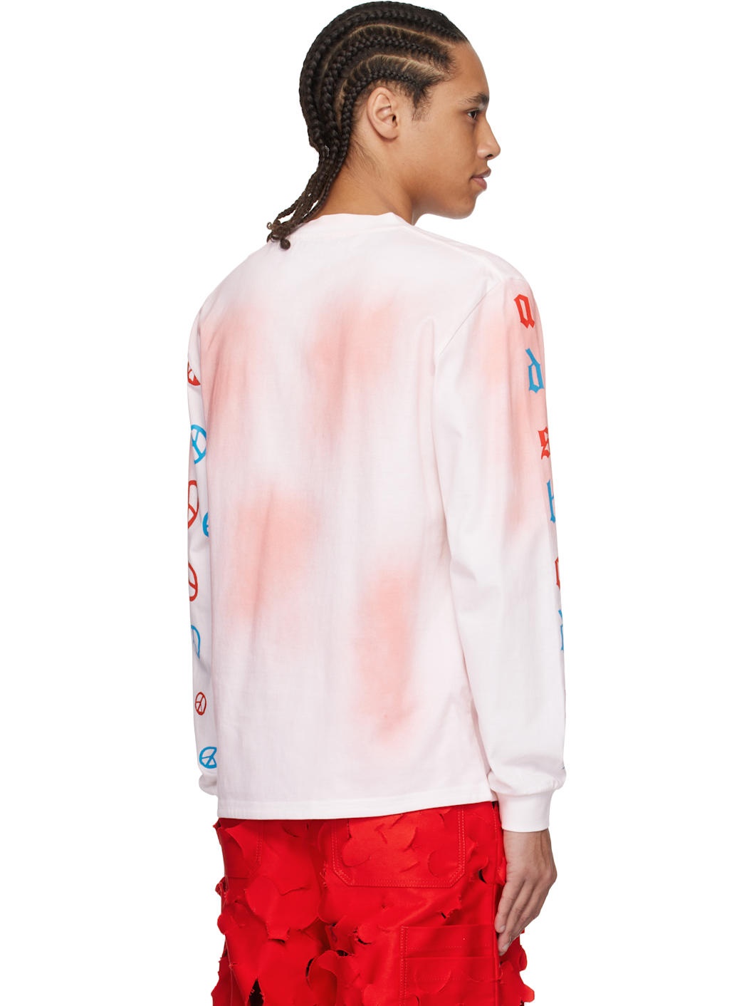 White & Pink Love L/S T-shirt - 3