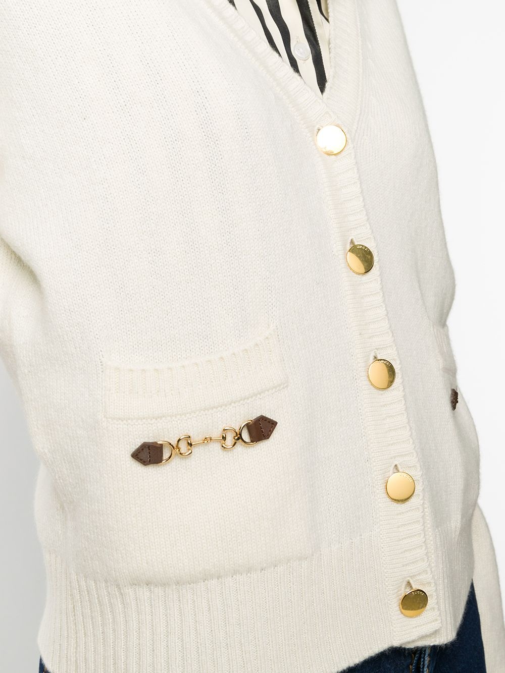 signature Horsebit detail cardigan - 5