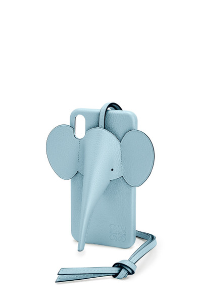 Loewe Elephant cover for iPhone XS Max in pearlized calfskin outlook