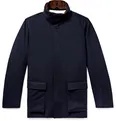 Winter Voyage Suede-Trimmed Storm System Baby Cashmere Field Jacket - 7