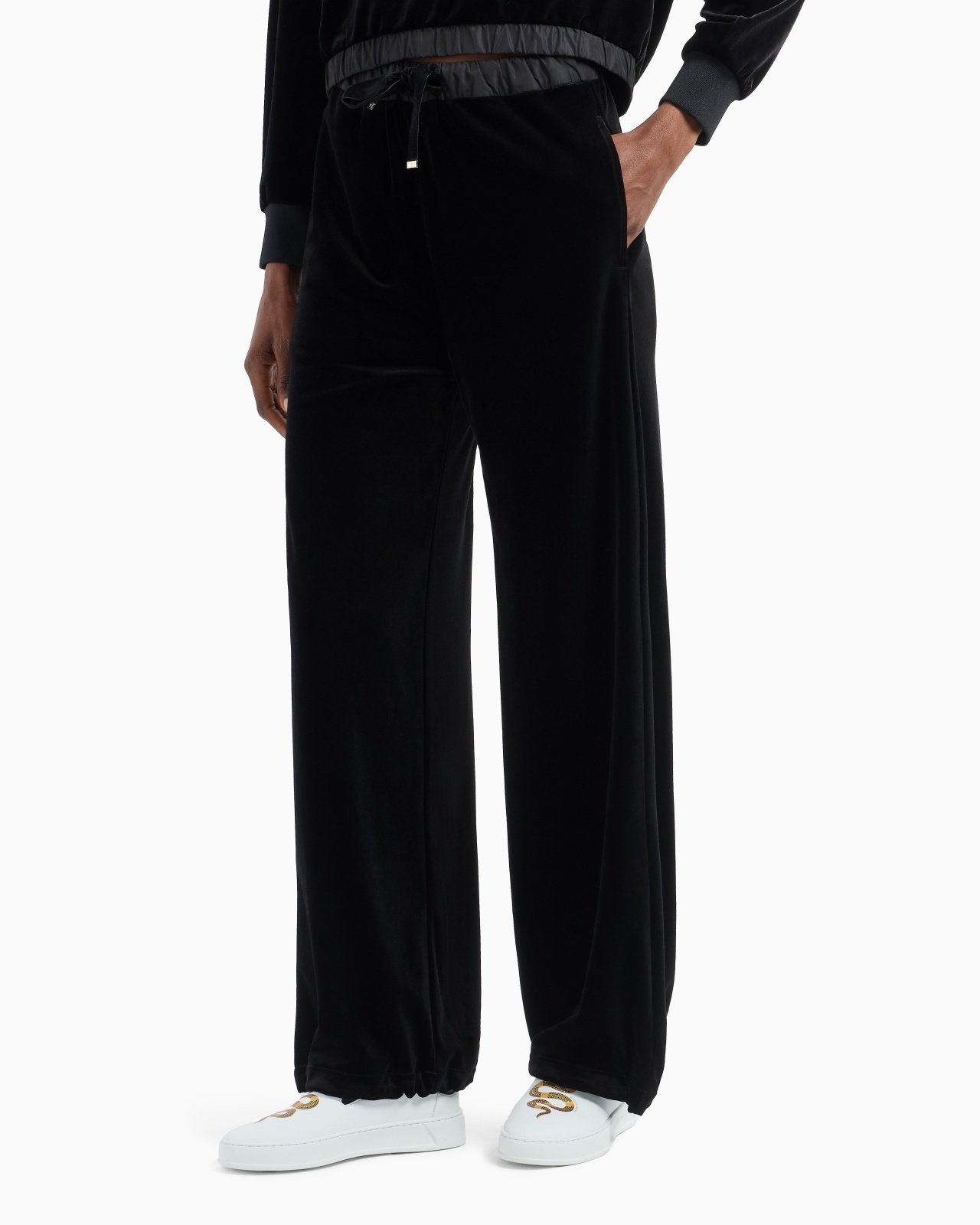 LUNAR NEW YEAR CHENILLE ELASTICATED-WAIST TROUSERS - 2