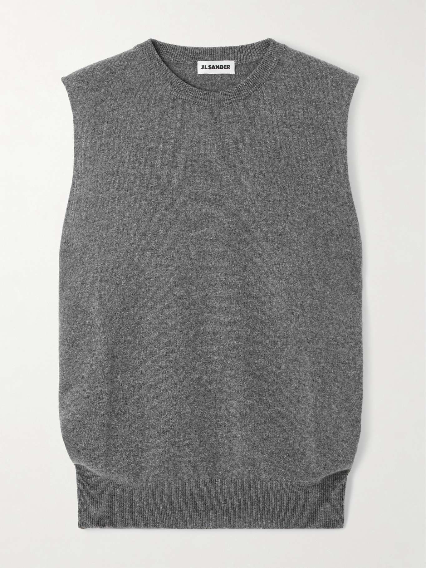 素敵な Jil Sander Cashmere vest Gray | REVERSIBLE トップス