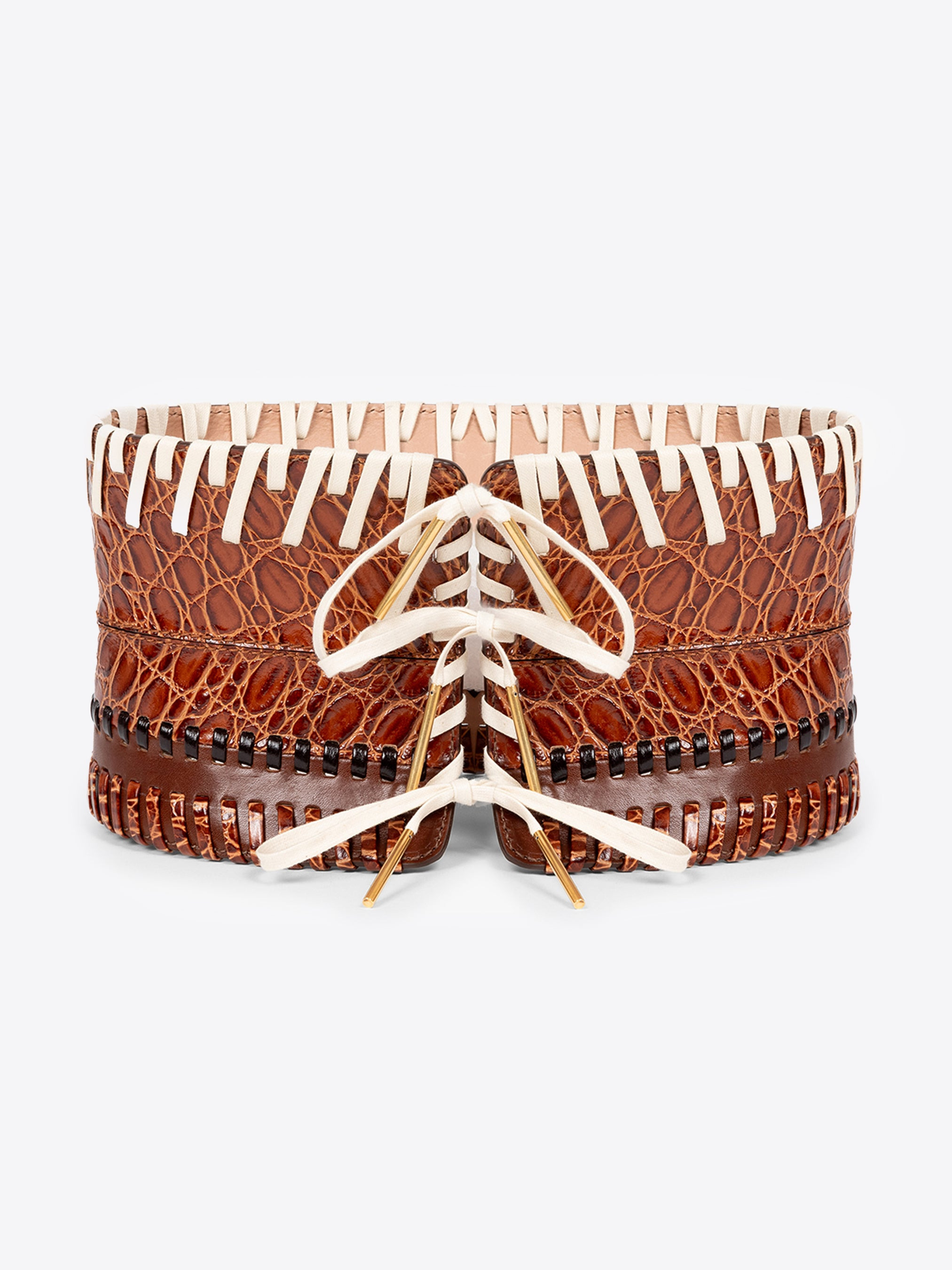 LEATHER CORSET BELT - 3