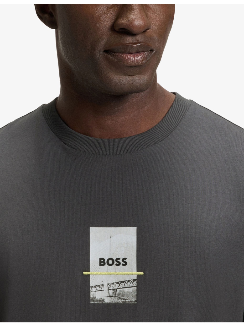Photo-Print Short-Sleeve Stretch-Cotton T-Shirt - 5