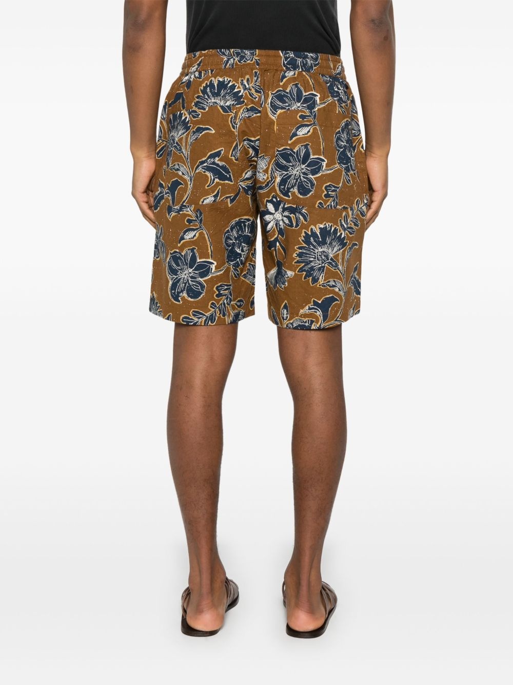 floral-print shorts - 4