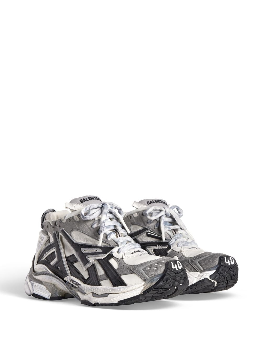 Runner panelled sneakers - 2