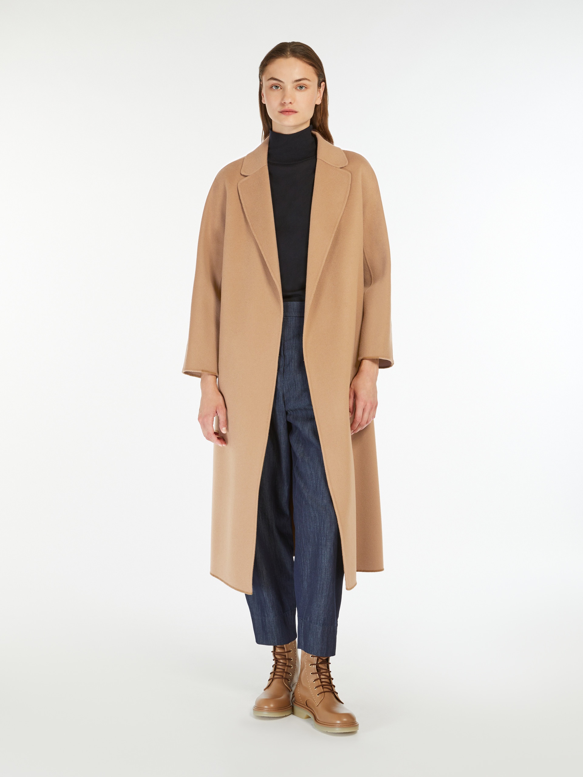 ESTURIA Wool broadcloth midi coat - 2