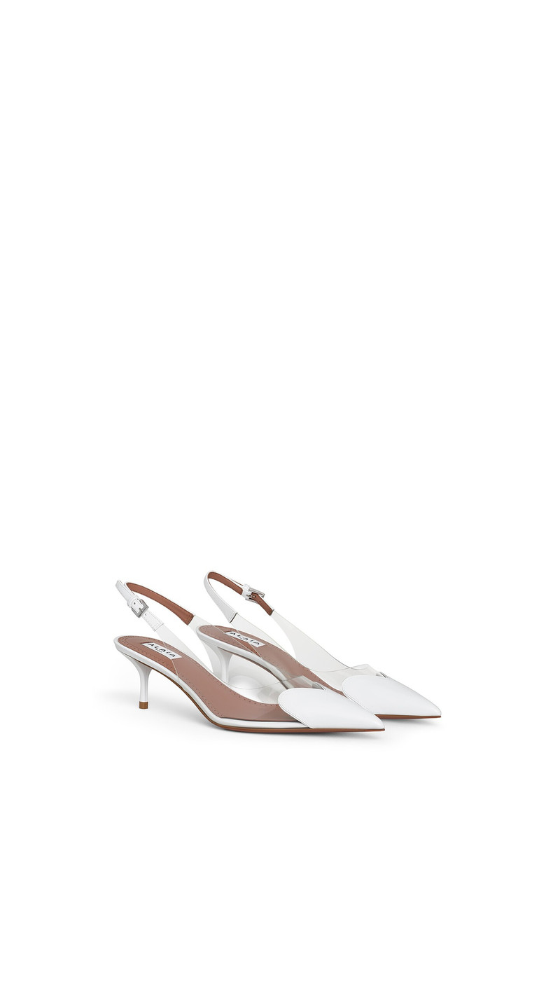 Alaïa LE CŒUR SLINGBACKS IN PATENT LEATHER outlook