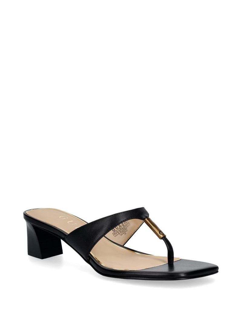GUESS USA gold-tone hardware thong sandals outlook