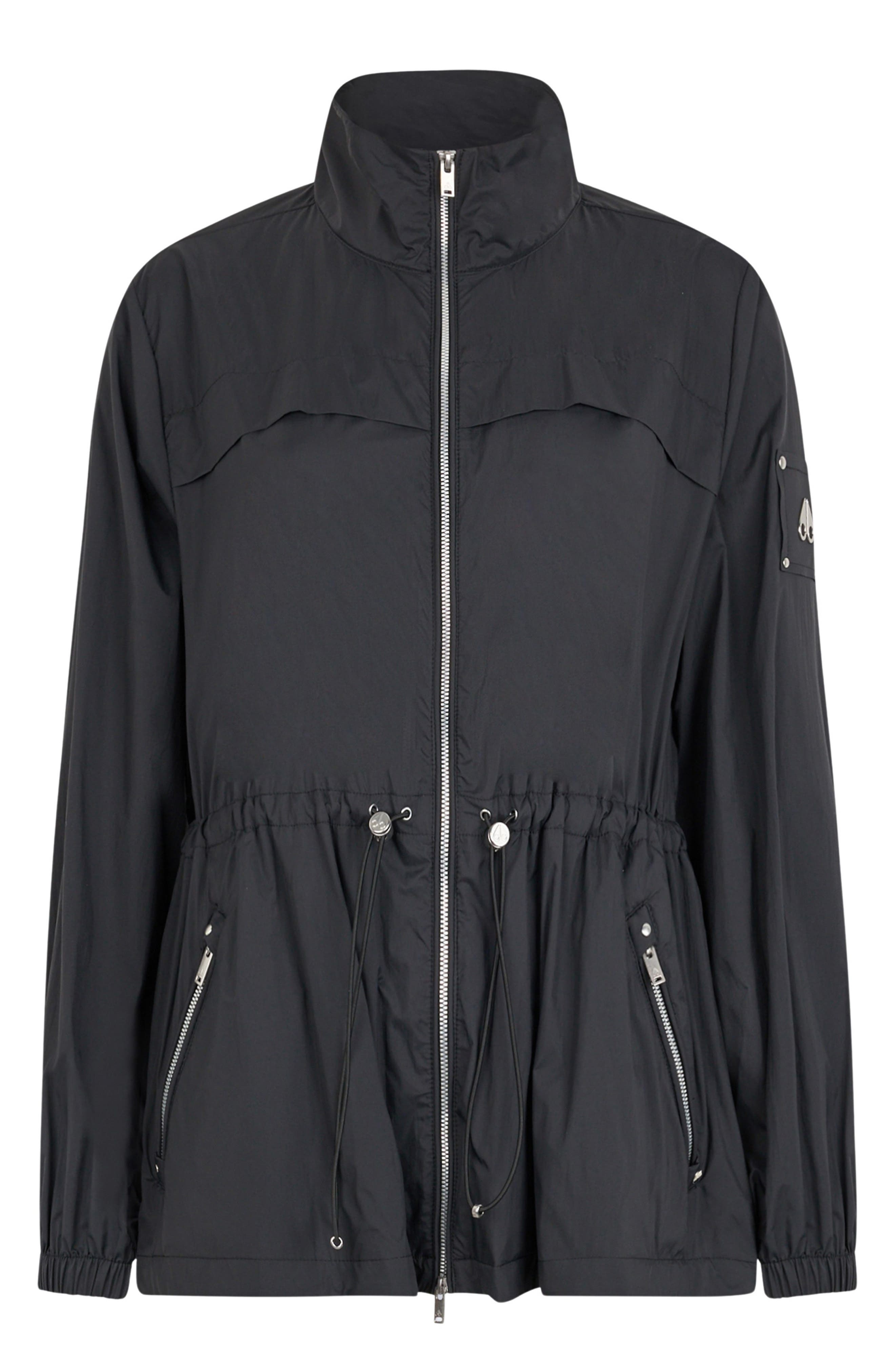 Moose Knuckles Labelle Water Repellent Ripstop Jacket in Black at Nordstrom - 4