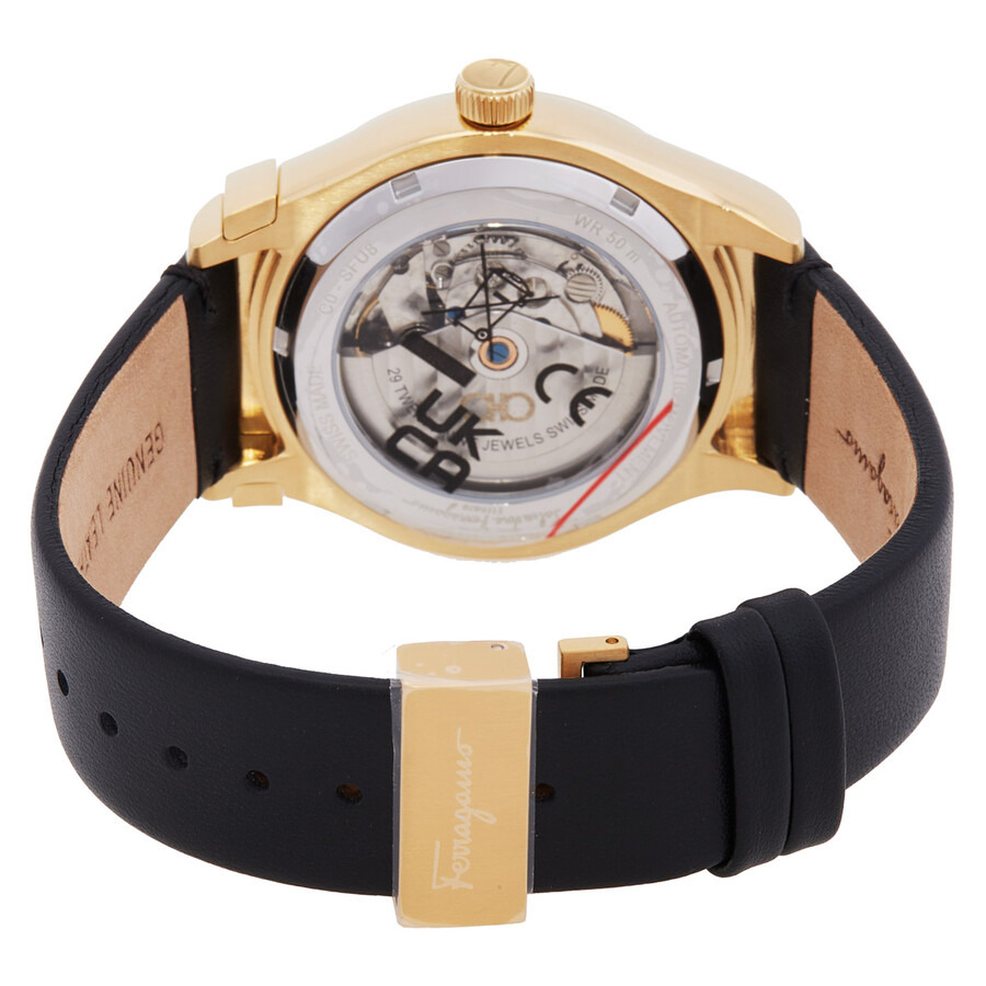Ferragamo 1927 Automatic Black Dial Men's Watch SFU800124 - 3