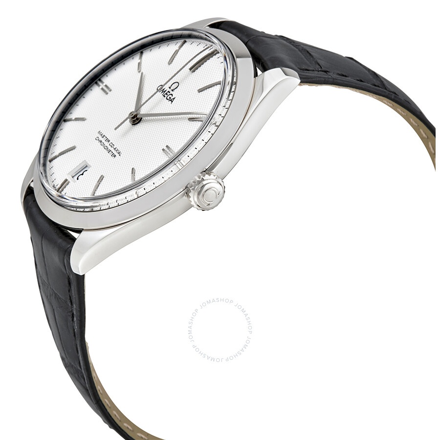 Omega De Ville Tresor Silver Dial 18k White Gold Men's Watch 43253402102004 - 2