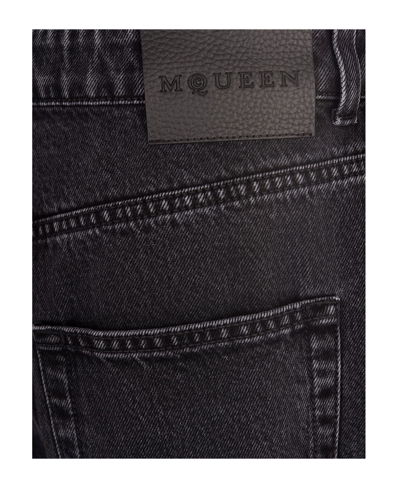 Black Wide Leg Jeans - 4