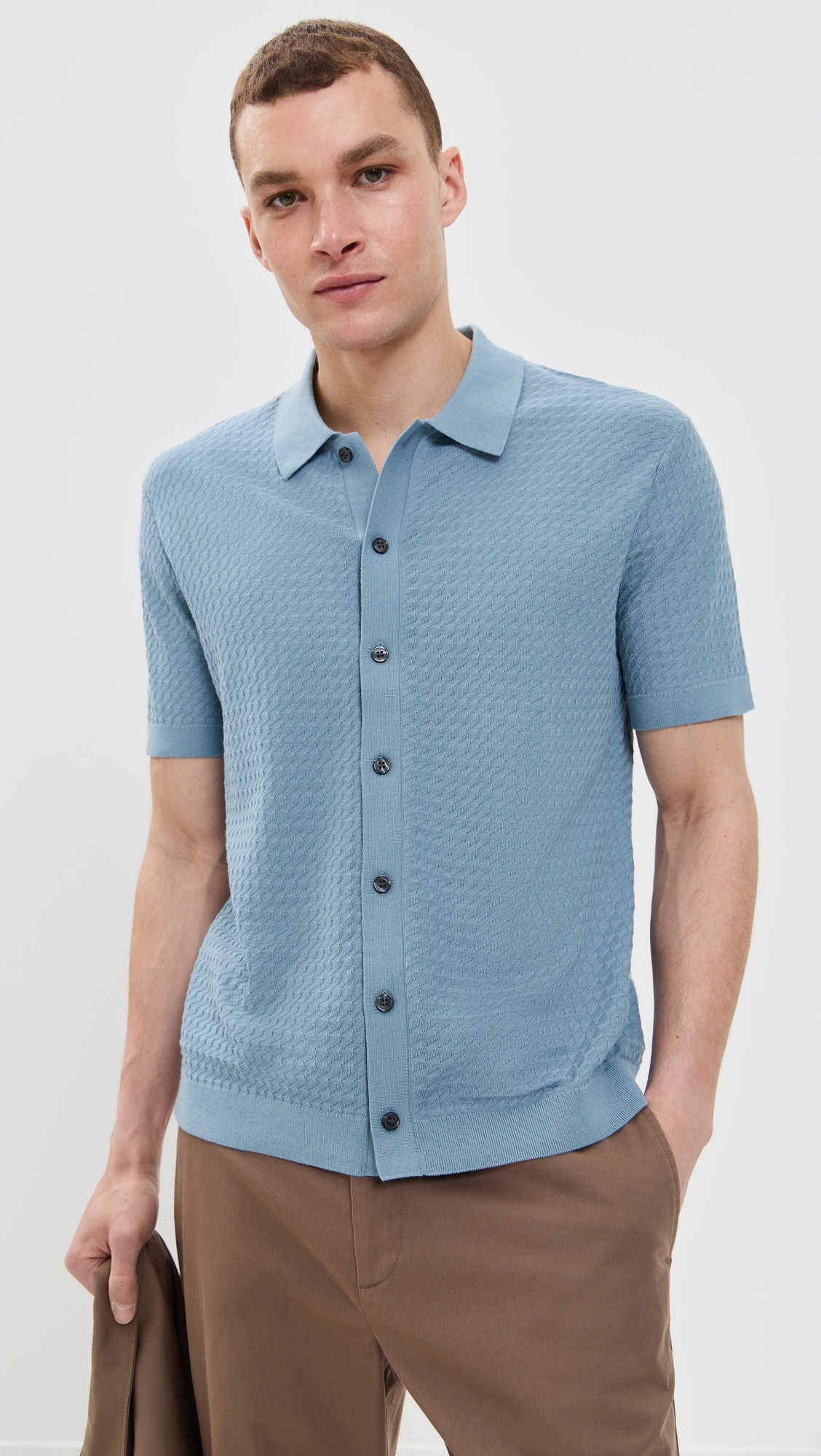 Cairn Cotton Sweater Polo - 1