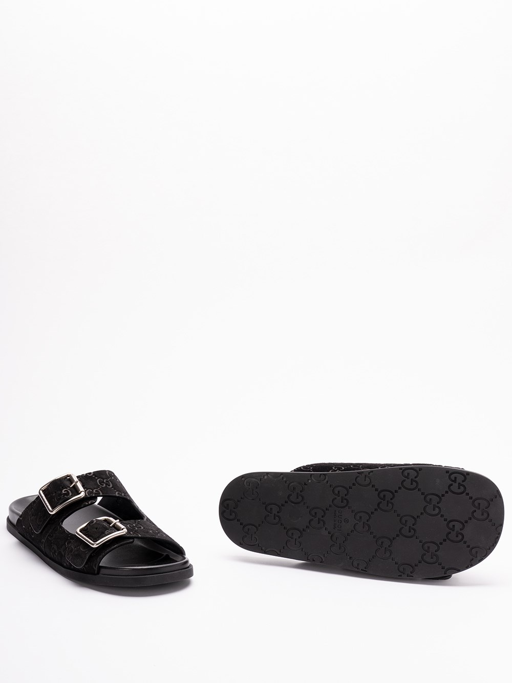 GUCCI `Rhein GG` Open Slides | spinnaker | REVERSIBLE