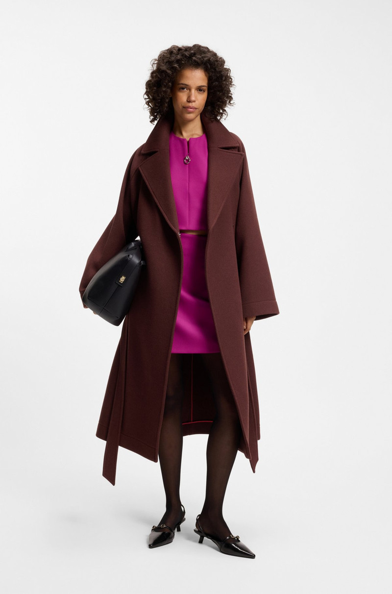 HUGO BELTED COAT IN A WOOL BLEND outlook