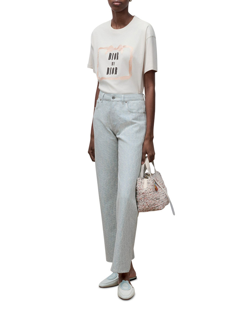 OVERSIZED T-SHIRT WITH EMBROIDERED BOOK COVER COTTON JERSEY 1