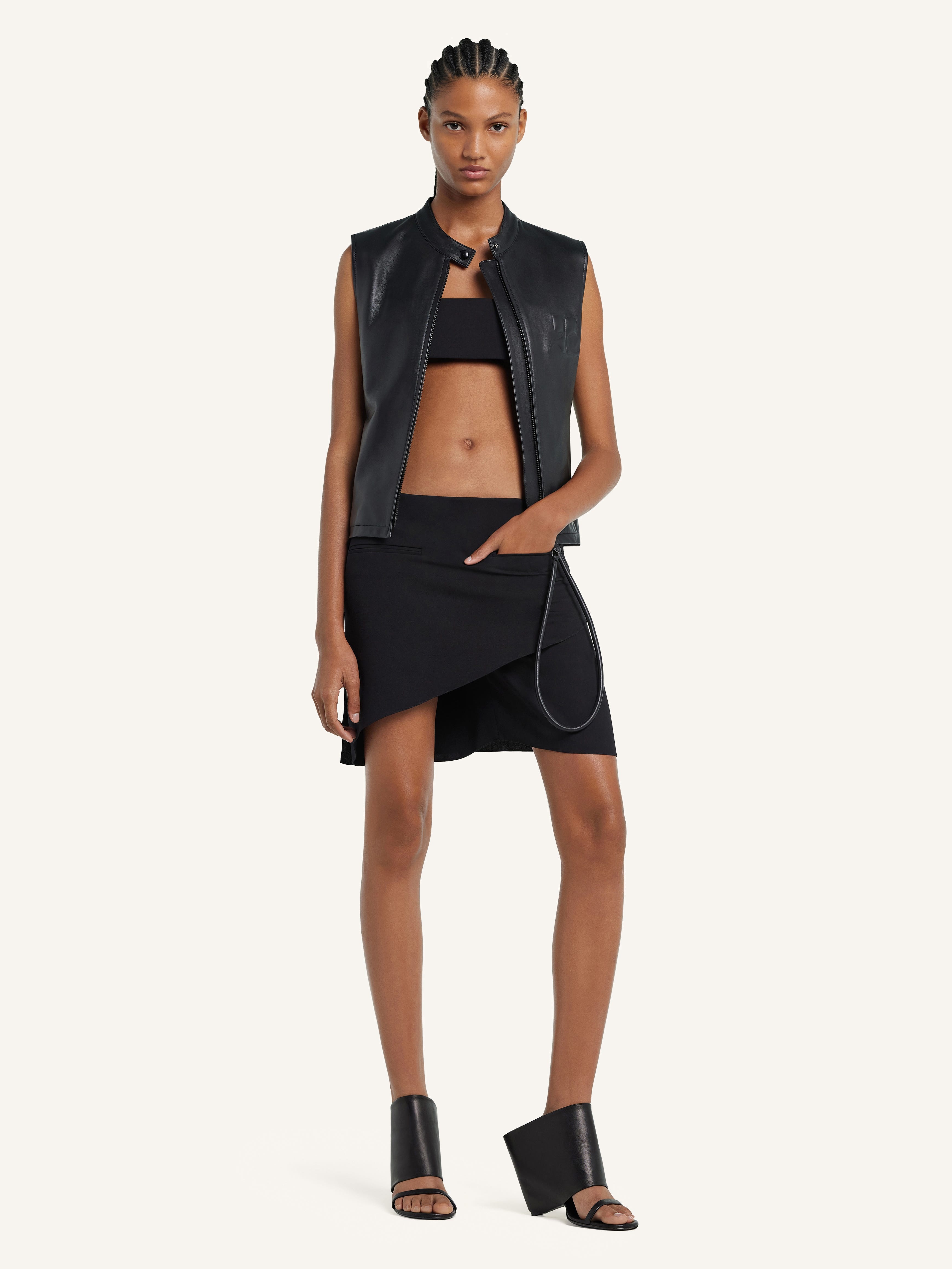 CITY SHADOW LEATHER VEST - 2