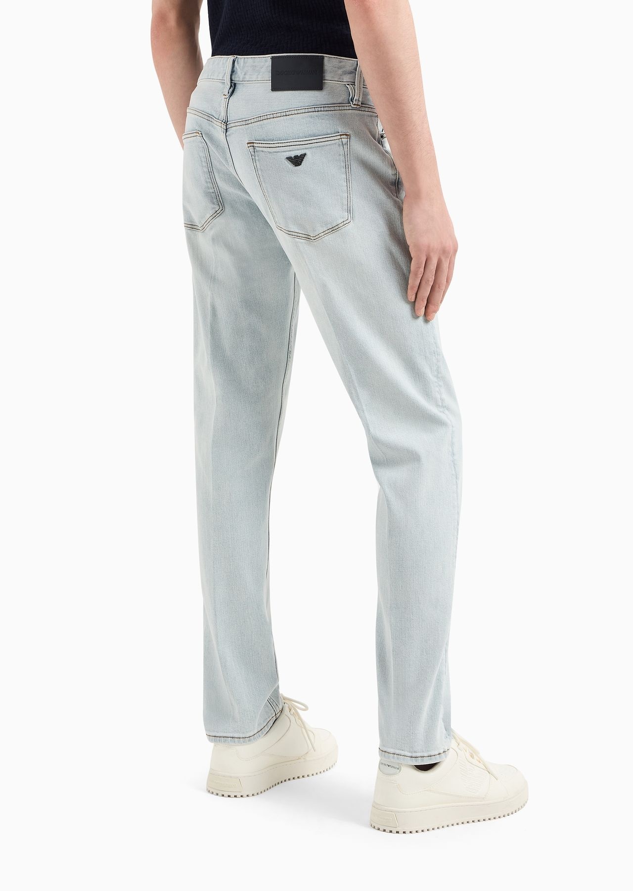 J75 Slim-fit faded denim jeans - 3