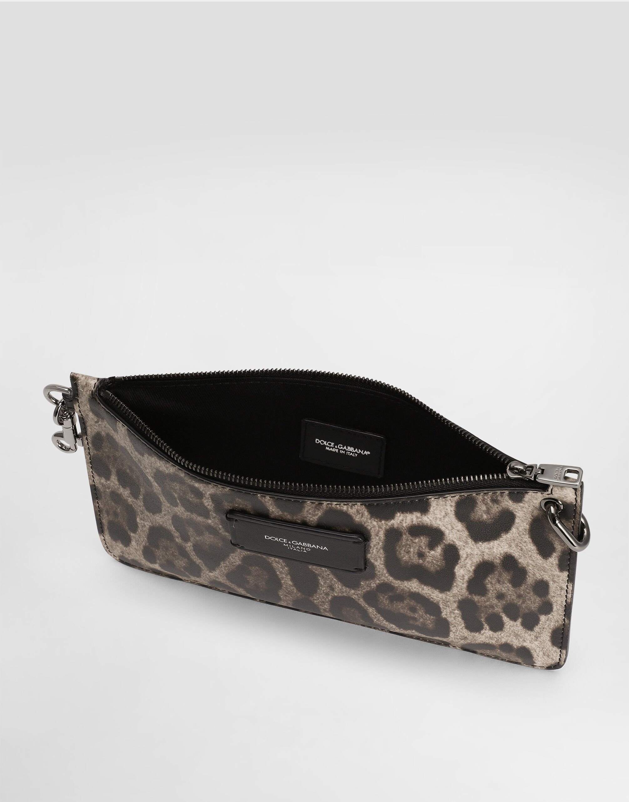 Calfskin toiletry bag - 4