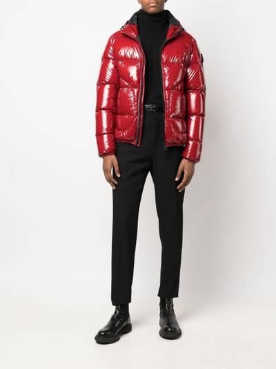 Herno logo-patch padded puffer jacket outlook