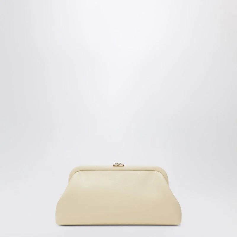 Jimmy Choo Skylar Clutch In Butter-Colored Leather Women - 1