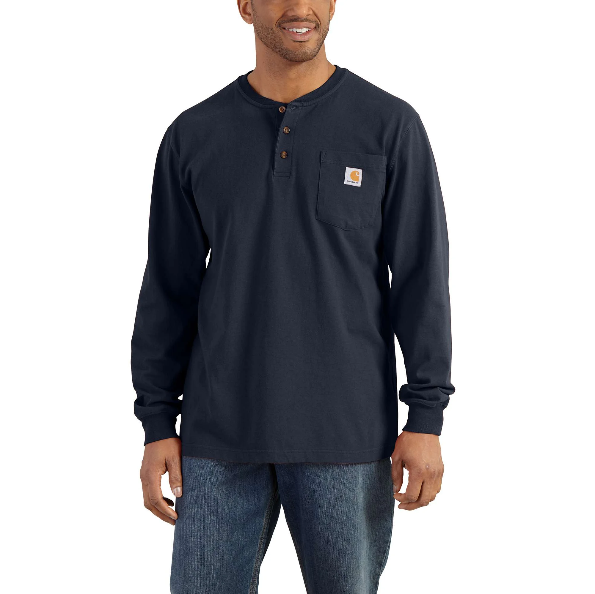 Dearborn Loose LS Henley T-Shirt - 1