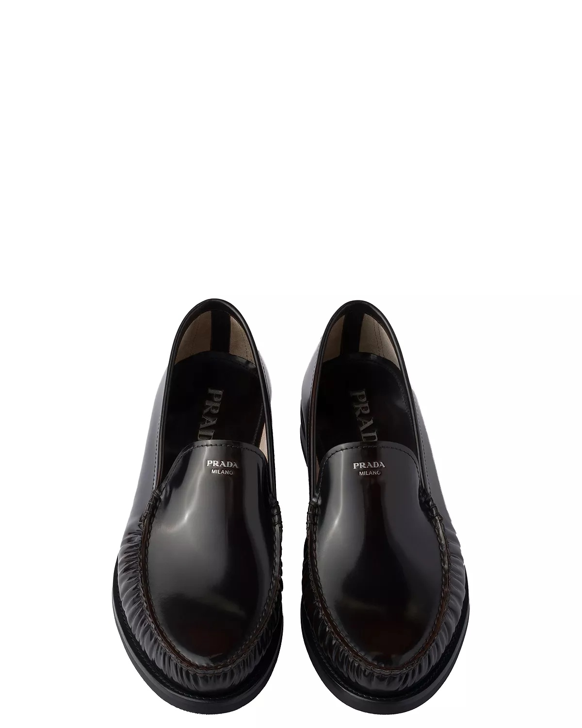 Men's Brushed Leather Loafers - 4