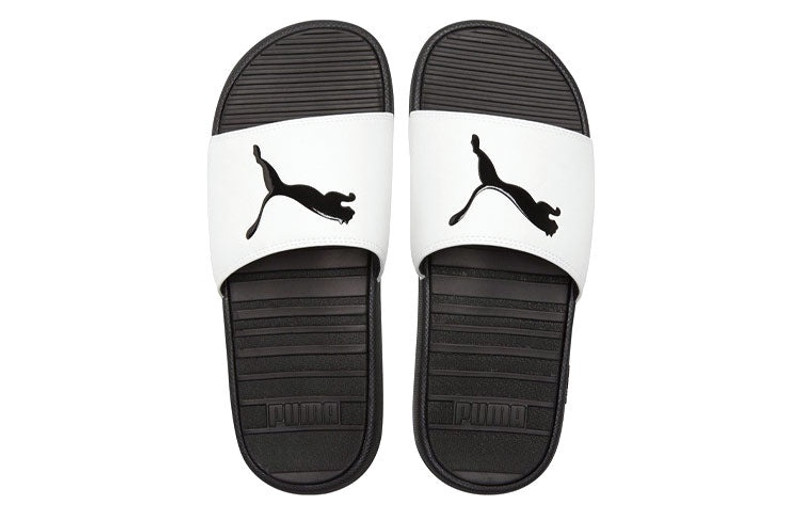 PUMA PUMA Cool Cat Sports Slippers White/Black 371048-08 outlook