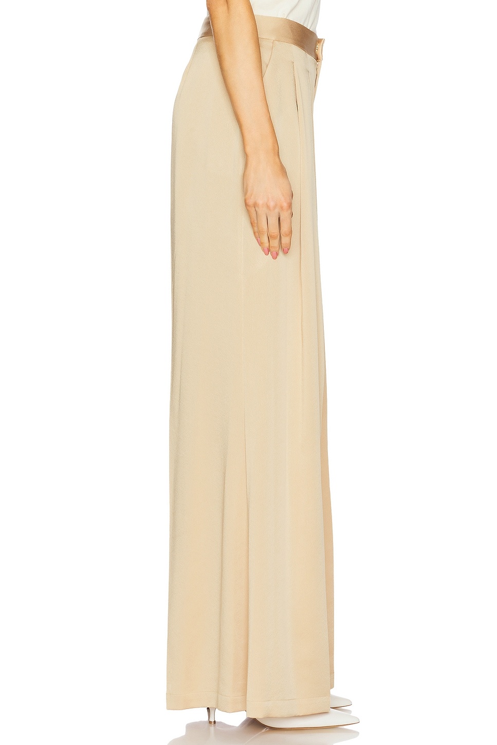 Aubrie Mid Rise Wide Leg Pant - 3