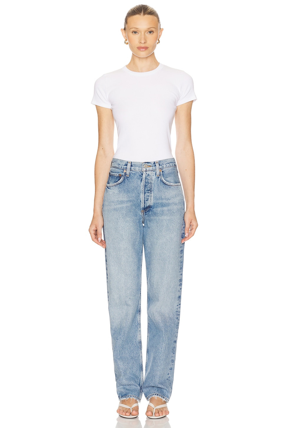 Kelly High Rise Relaxed Straight - 5