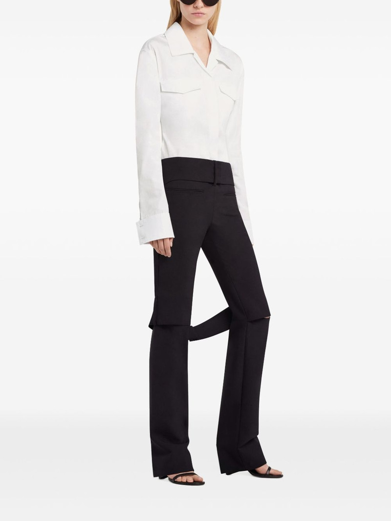 courrèges two-flap pocket shirt outlook