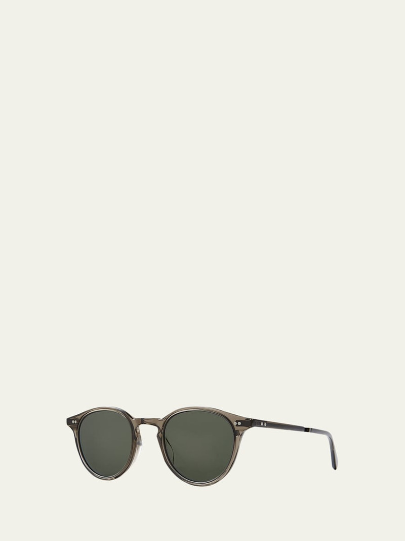 Garrett Leight Men's Marmont II Acetate Round Sunglasses outlook