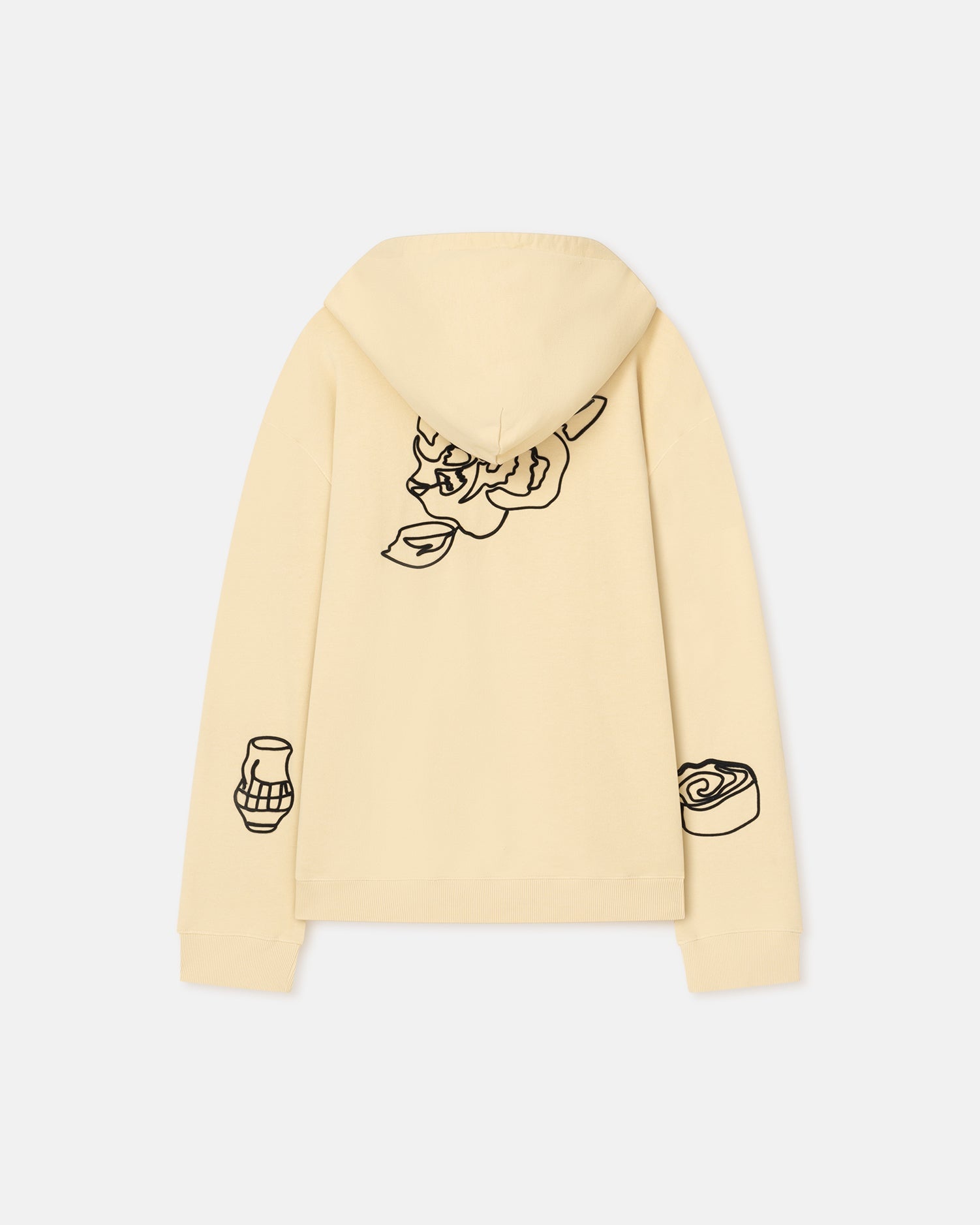 Embroidered Cotton-Fleece Hoodie - 2