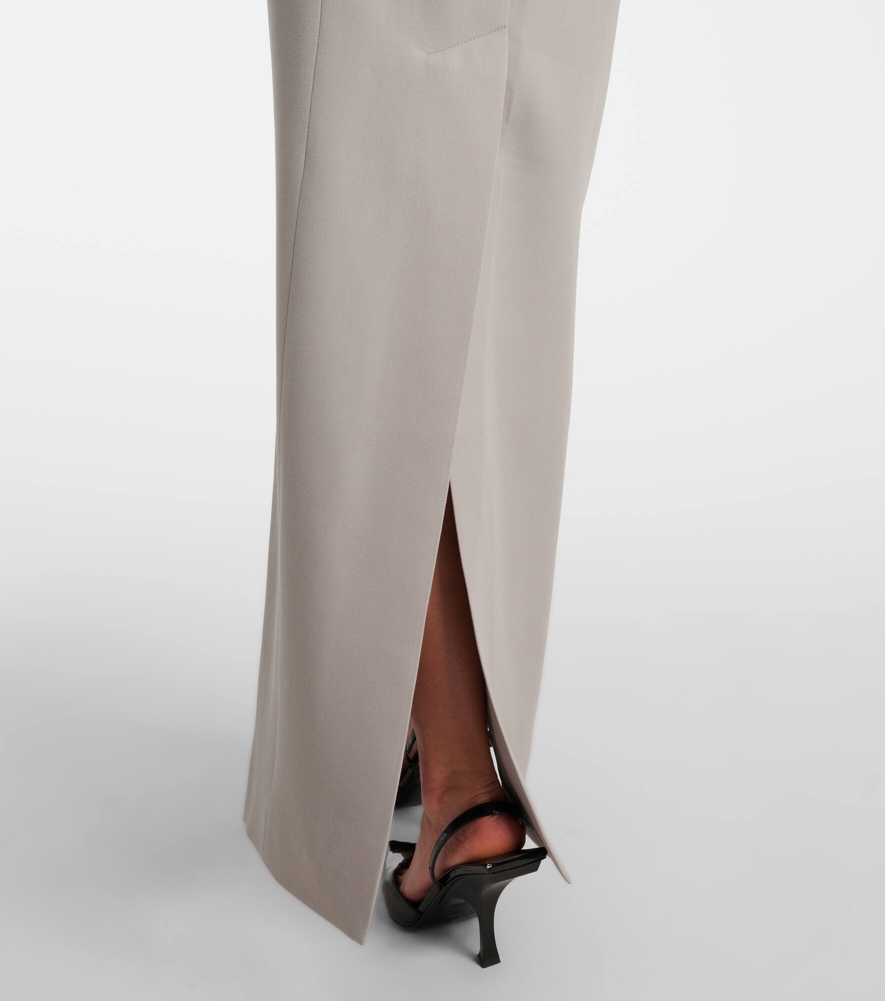 Column virgin wool maxi skirt - 5