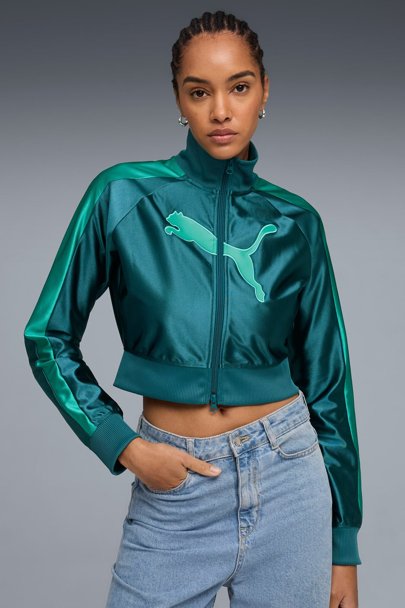 PUMA FUTURE.PUMA.ARCHIVE T7 Women's Cropped Track Jacket outlook