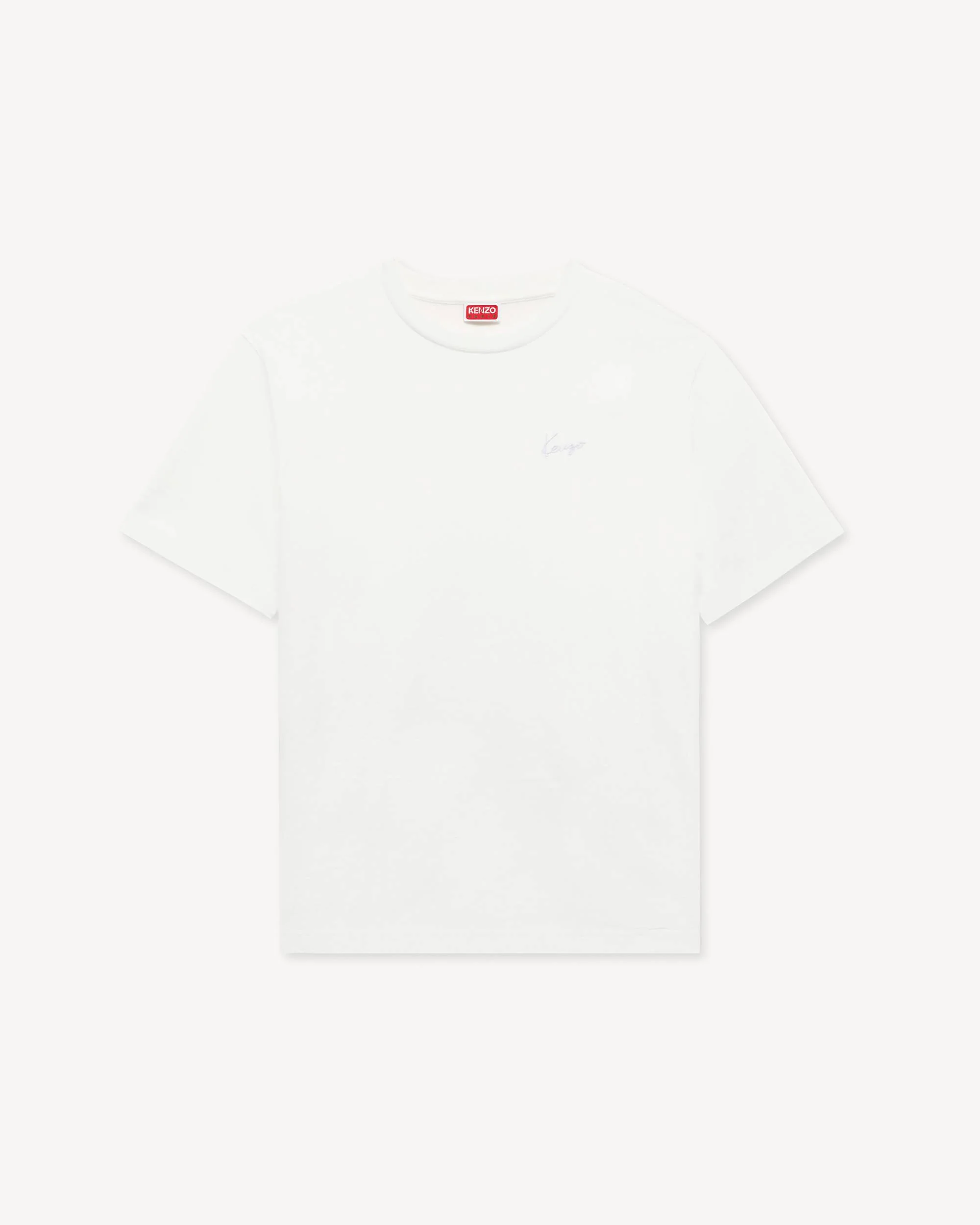 'KENZO Signature' embroidered T-shirt in cotton - 1