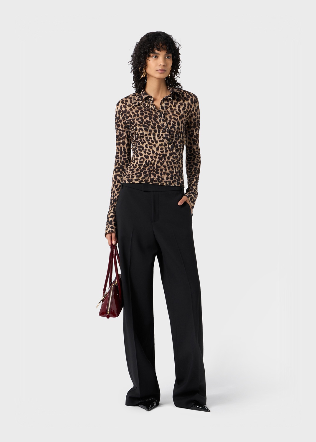 ANIMALIER PRINT JERSEY SHIRT - 2