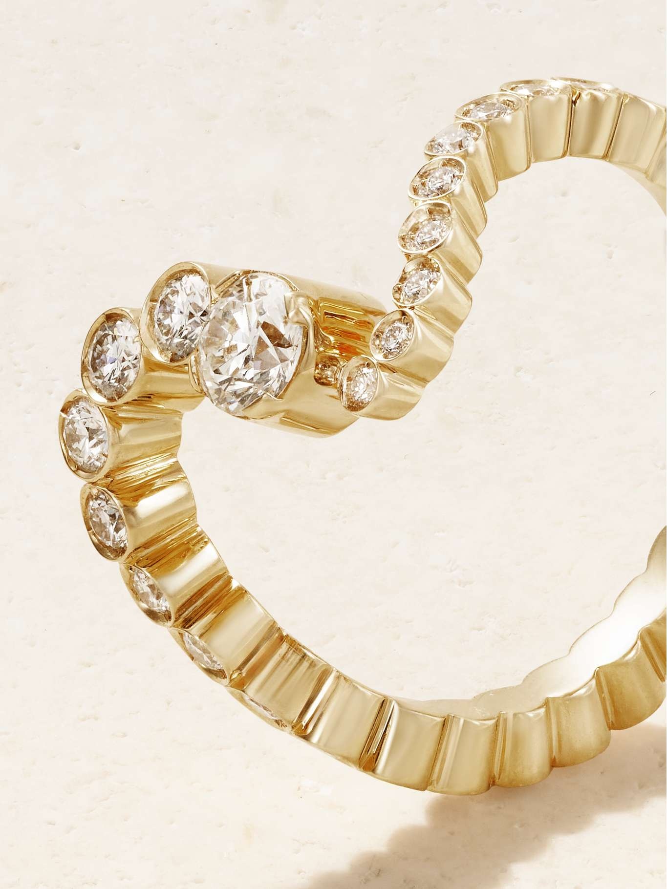 Ocean Ensemble 18-karat recycled gold diamond ring Gold - 4