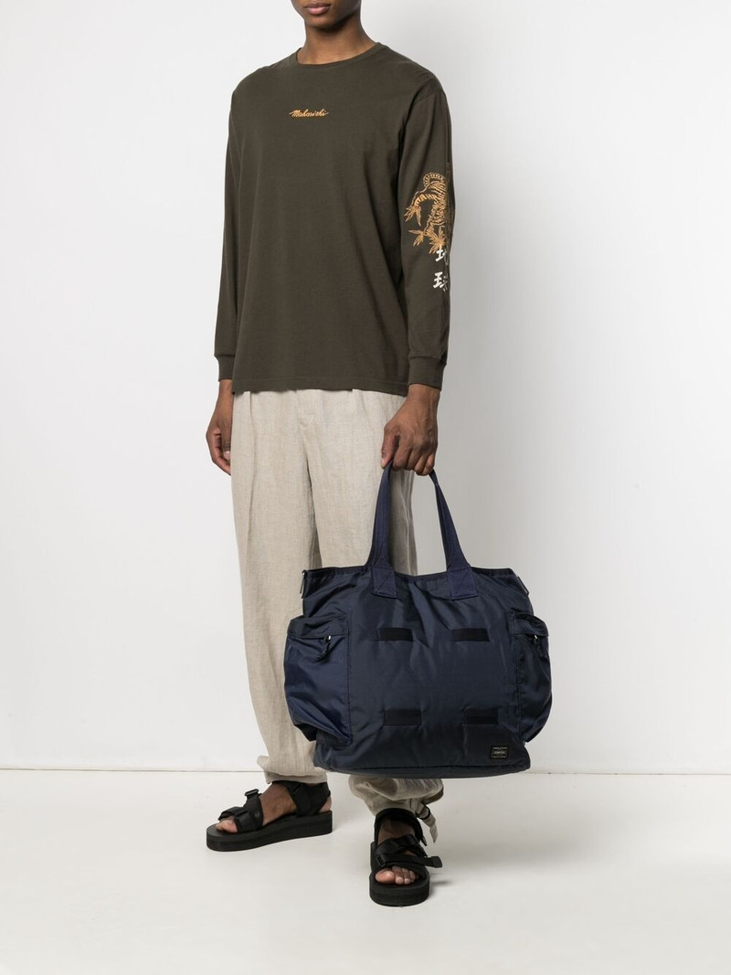 PORTER logo patch tote bag outlook