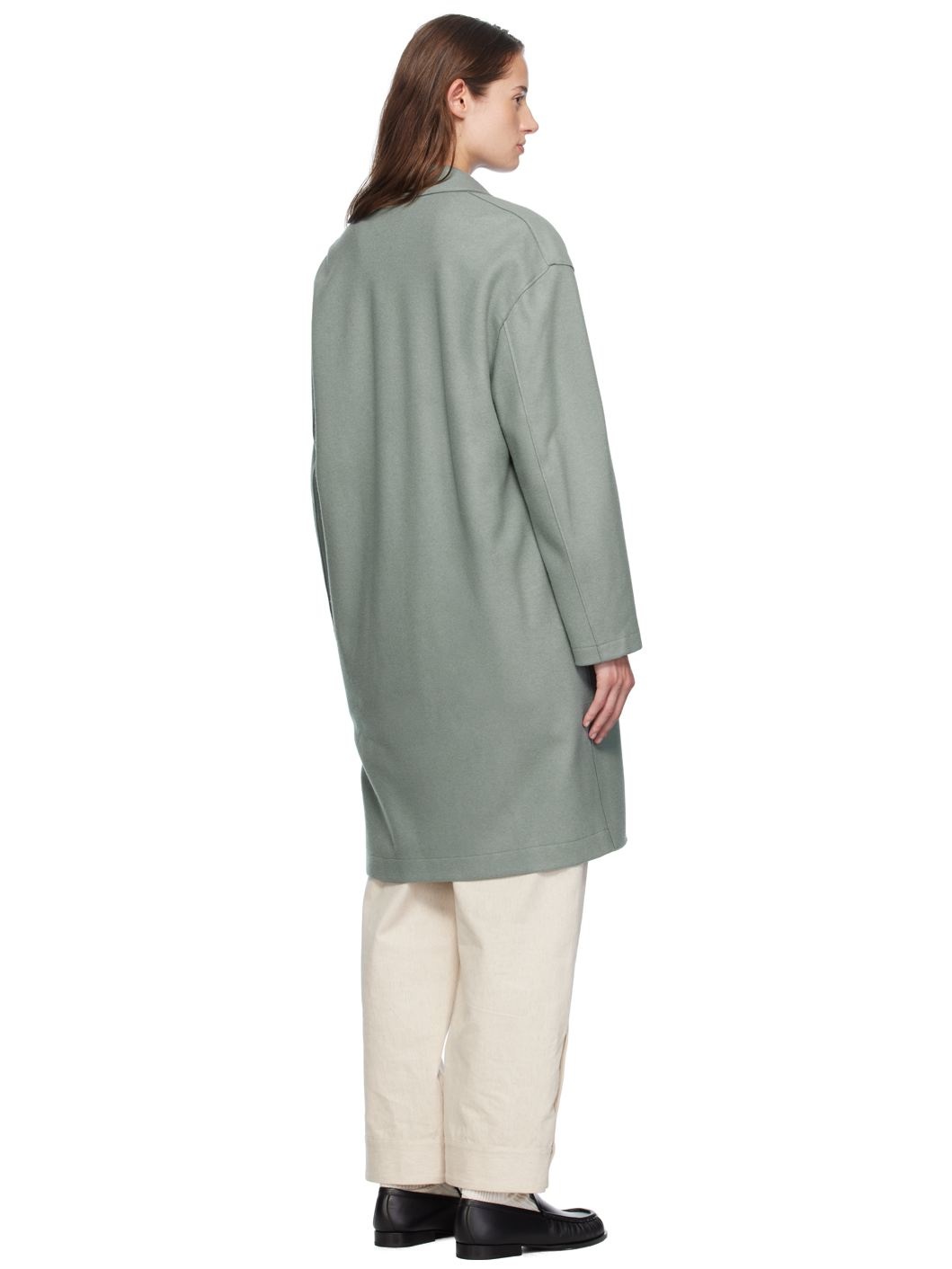 Blue Oversized Coat - 3