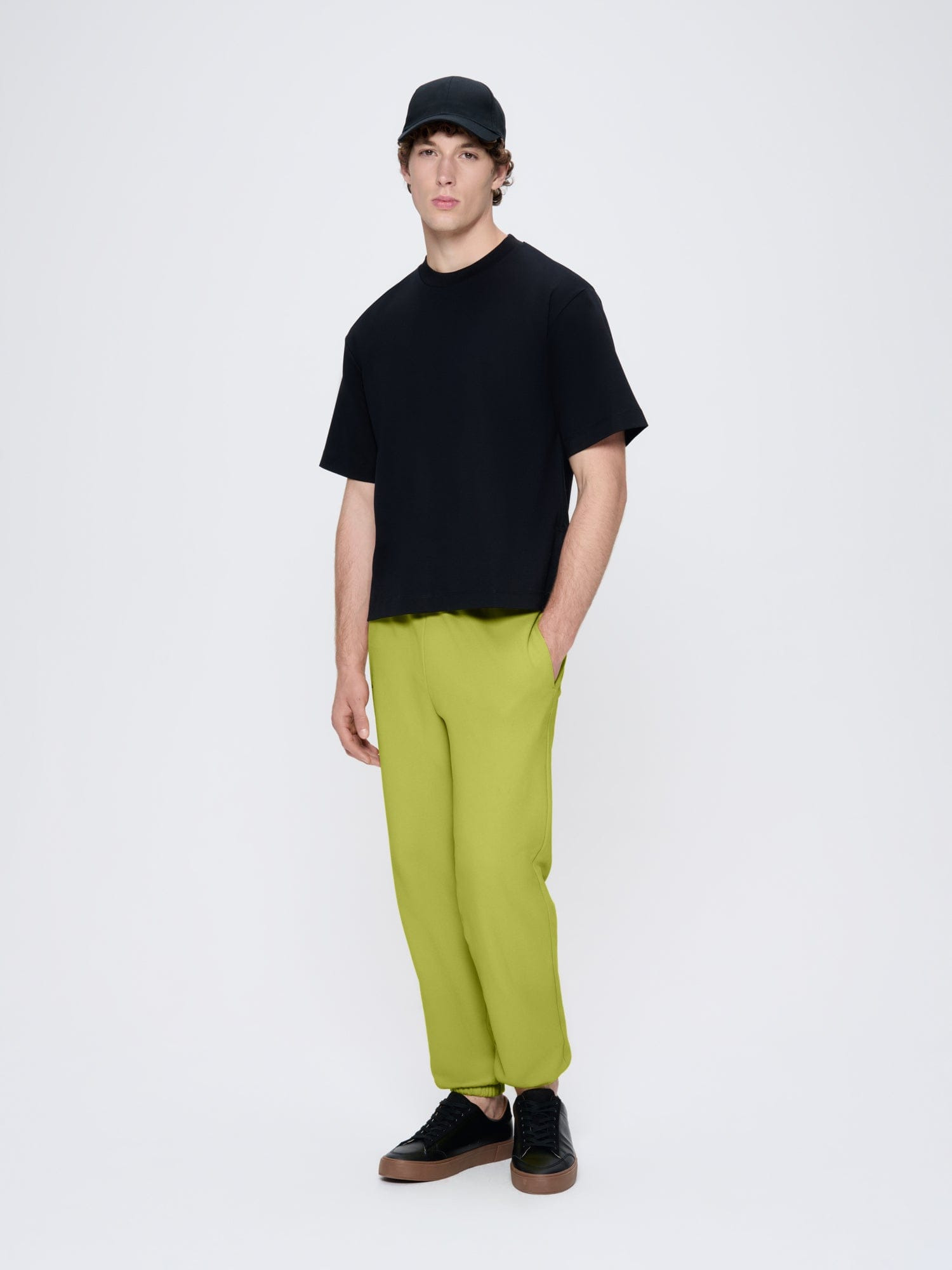 Mens 365 Midweight Track Pants - Auroral Olive - 2