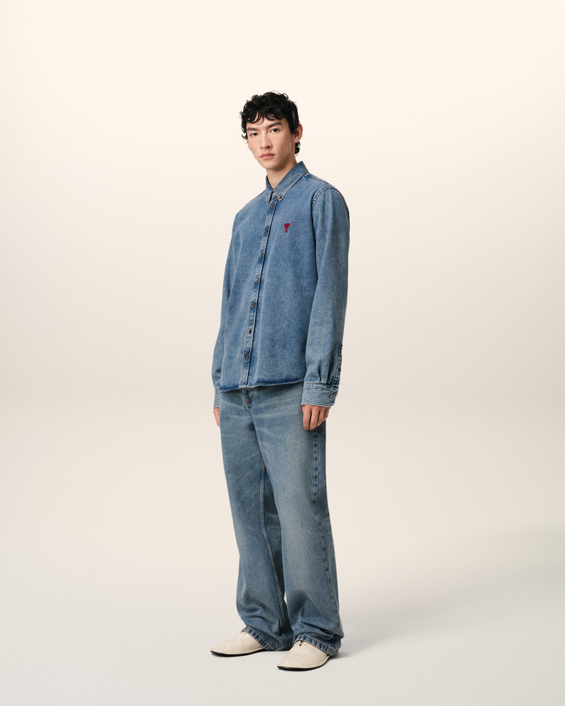 BLUE DENIM BUTTON-DOWN AMI DE COEUR SHIRT 6