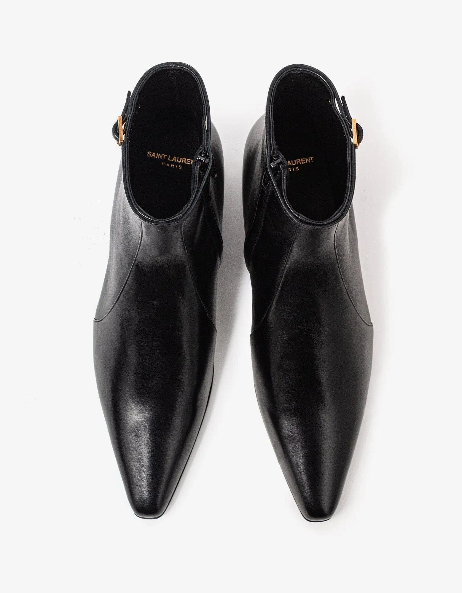 Saint Laurent Arsun Black Ankle Boots - 5