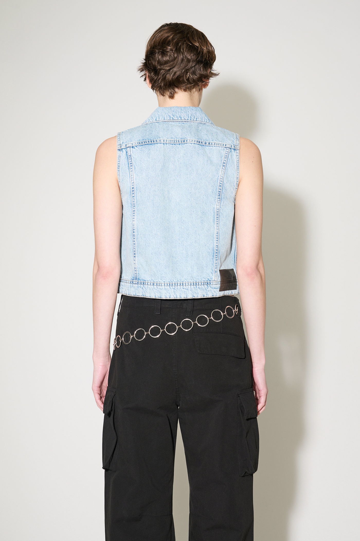 Mini Denim Vest Rider Wash - 4