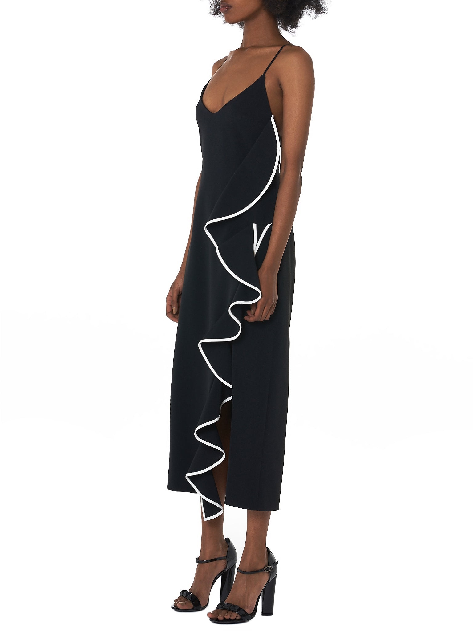 Split Ruffle Dress - 2