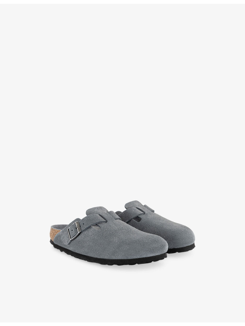 Boston Suede Clogs - 4