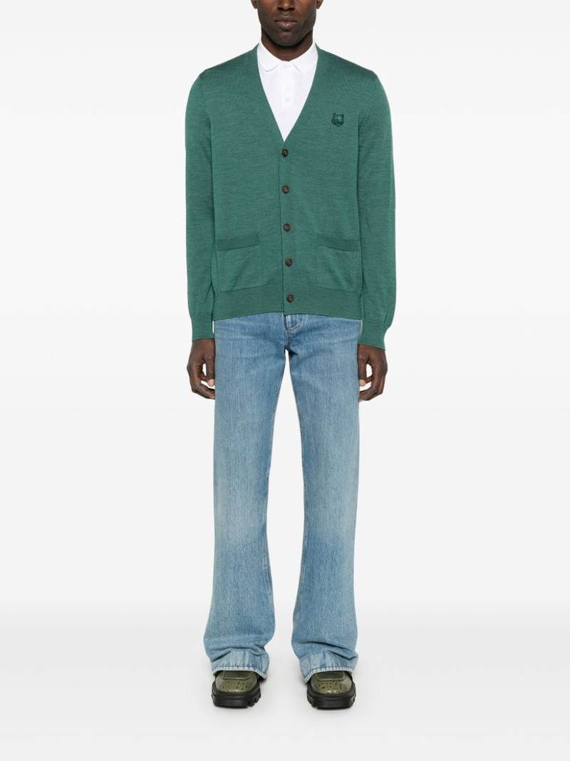 Maison Kitsuné Bold Fox Head Patch cardigan outlook