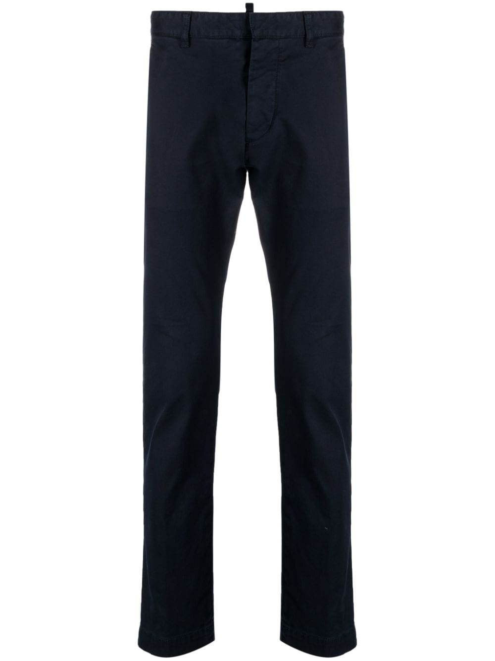 low-rise slim-fit cotton chinos - 1